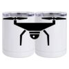 10 oz. White Stainless Steel Short Tumbler Thumbnail