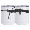 10 oz. White Stainless Steel Short Tumbler Thumbnail