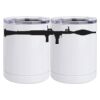 10 oz. White Stainless Steel Short Tumbler Thumbnail