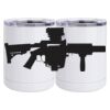 10 oz. White Stainless Steel Short Tumbler Thumbnail