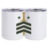 10 oz. White Stainless Steel Short Tumbler Thumbnail