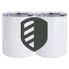 10 oz. White Stainless Steel Short Tumbler Thumbnail