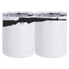 10 oz. White Stainless Steel Short Tumbler Thumbnail