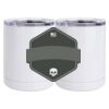 10 oz. White Stainless Steel Short Tumbler Thumbnail