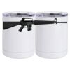 10 oz. White Stainless Steel Short Tumbler Thumbnail