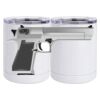 10 oz. White Stainless Steel Short Tumbler Thumbnail