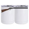 10 oz. White Stainless Steel Short Tumbler Thumbnail