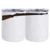 10 oz. White Stainless Steel Short Tumbler Thumbnail