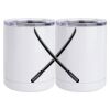 10 oz. White Stainless Steel Short Tumbler Thumbnail