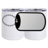 10 oz. White Stainless Steel Short Tumbler Thumbnail