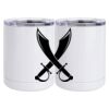 10 oz. White Stainless Steel Short Tumbler Thumbnail