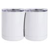 10 oz. White Stainless Steel Short Tumbler Thumbnail