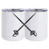 10 oz. White Stainless Steel Short Tumbler Thumbnail
