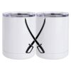 10 oz. White Stainless Steel Short Tumbler Thumbnail