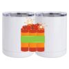 10 oz. White Stainless Steel Short Tumbler Thumbnail