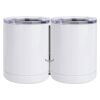 10 oz. White Stainless Steel Short Tumbler Thumbnail