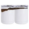 10 oz. White Stainless Steel Short Tumbler Thumbnail