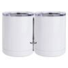 10 oz. White Stainless Steel Short Tumbler Thumbnail
