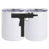 10 oz. White Stainless Steel Short Tumbler Thumbnail