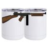 10 oz. White Stainless Steel Short Tumbler Thumbnail