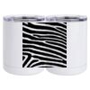 10 oz. White Stainless Steel Short Tumbler Thumbnail