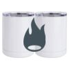 10 oz. White Stainless Steel Short Tumbler Thumbnail