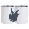 10 oz. White Stainless Steel Short Tumbler Thumbnail
