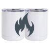 10 oz. White Stainless Steel Short Tumbler Thumbnail