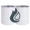 10 oz. White Stainless Steel Short Tumbler Thumbnail