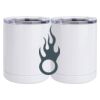 10 oz. White Stainless Steel Short Tumbler Thumbnail