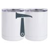 10 oz. White Stainless Steel Short Tumbler Thumbnail