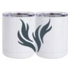 10 oz. White Stainless Steel Short Tumbler Thumbnail