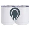 10 oz. White Stainless Steel Short Tumbler Thumbnail