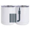 10 oz. White Stainless Steel Short Tumbler Thumbnail