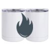 10 oz. White Stainless Steel Short Tumbler Thumbnail