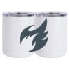 10 oz. White Stainless Steel Short Tumbler Thumbnail