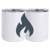 10 oz. White Stainless Steel Short Tumbler Thumbnail