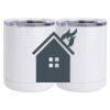 10 oz. White Stainless Steel Short Tumbler Thumbnail