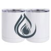 10 oz. White Stainless Steel Short Tumbler Thumbnail