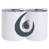 10 oz. White Stainless Steel Short Tumbler Thumbnail