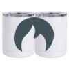 10 oz. White Stainless Steel Short Tumbler Thumbnail