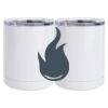 10 oz. White Stainless Steel Short Tumbler Thumbnail