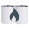 10 oz. White Stainless Steel Short Tumbler Thumbnail