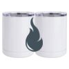 10 oz. White Stainless Steel Short Tumbler Thumbnail