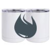 10 oz. White Stainless Steel Short Tumbler Thumbnail