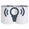 10 oz. White Stainless Steel Short Tumbler Thumbnail