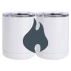 10 oz. White Stainless Steel Short Tumbler Thumbnail