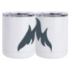 10 oz. White Stainless Steel Short Tumbler Thumbnail