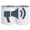 10 oz. White Stainless Steel Short Tumbler Thumbnail
