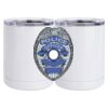10 oz. White Stainless Steel Short Tumbler Thumbnail
